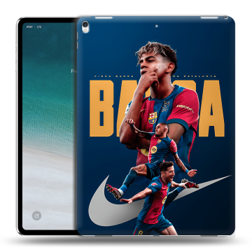 Силиконовый чехол на IPad Pro 12.9 (2018) с принтом Барселона Barca Yamal Силиконовый чехол на IPad Pro 12.9 (2018) с принтом Барселона Barca Yamal