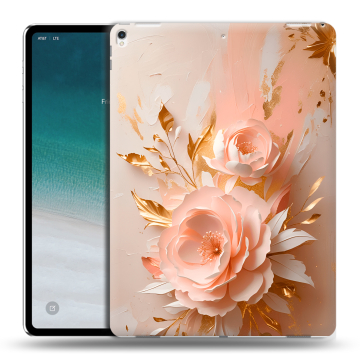 Силиконовый чехол на IPad Pro 12.9 (2018) с принтом женский