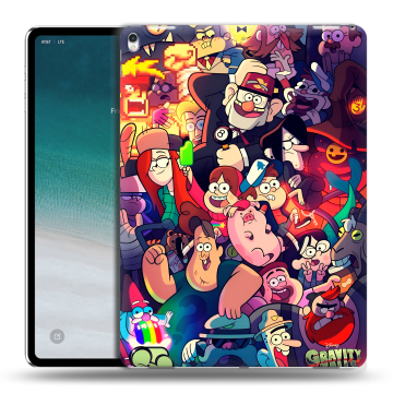 Силиконовый чехол на IPad Pro 12.9 (2018) с принтом Gravity Falls Гравити Фолз Силиконовый чехол на IPad Pro 12.9 (2018) с принтом Gravity Falls Гравити Фолз