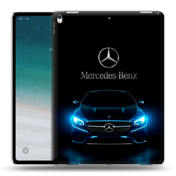 Силиконовый чехол на IPad Pro 12.9 (2018) с принтом Mercedes Мерседес Силиконовый чехол на IPad Pro 12.9 (2018) с принтом Mercedes Мерседес