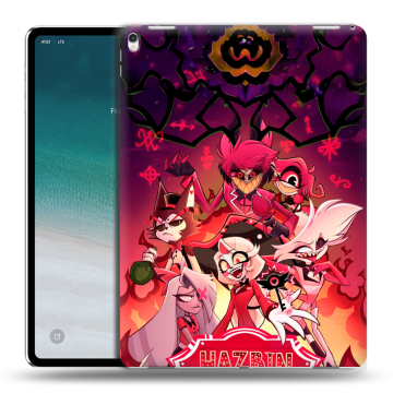 Силиконовый чехол на IPad Pro 12.9 (2018) с принтом Hazbin Hotel Отель Хазбин Силиконовый чехол на IPad Pro 12.9 (2018) с принтом Hazbin Hotel Отель Хазбин
