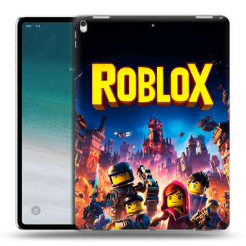 Силиконовый чехол на IPad Pro 12.9 (2018) с принтом Roblox Роблокс Силиконовый чехол на IPad Pro 12.9 (2018) с принтом Roblox Роблокс