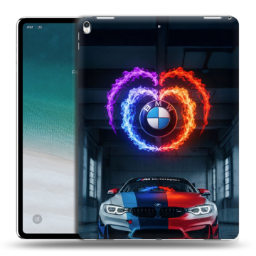 Силиконовый чехол на IPad Pro 12.9 (2018) с принтом BMW БМВ Силиконовый чехол на IPad Pro 12.9 (2018) с принтом BMW БМВ
