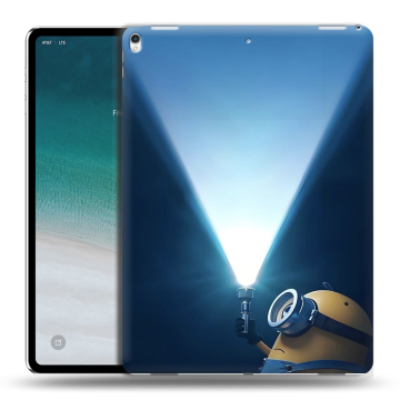 Силиконовый чехол на IPad Pro 12.9 (2018) с принтом Миньоны Силиконовый чехол на IPad Pro 12.9 (2018) с принтом Миньоны