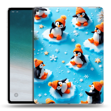 Силиконовый чехол на IPad Pro 12.9 (2018) с принтом Новый год