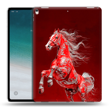 Силиконовый чехол на IPad Pro 12.9 (2018) с принтом Новый год