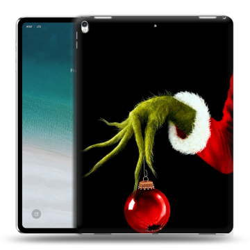 Силиконовый чехол на IPad Pro 12.9 (2018) с принтом Новый год Гринч