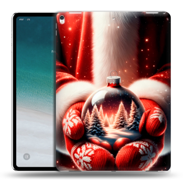 Силиконовый чехол на IPad Pro 12.9 (2018) с принтом Новый год