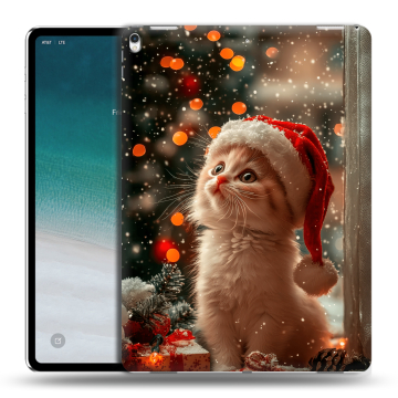 Силиконовый чехол на IPad Pro 12.9 (2018) с принтом Новый год