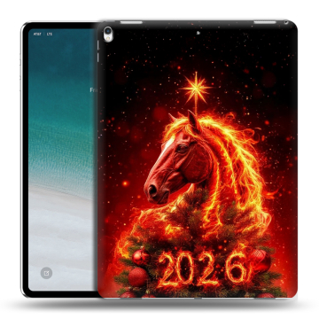 Силиконовый чехол на IPad Pro 12.9 (2018) с принтом Новый год