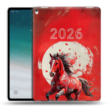 Силиконовый чехол на IPad Pro 12.9 (2018) с принтом Новый год