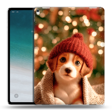 Силиконовый чехол на IPad Pro 12.9 (2018) с принтом Новый год Силиконовый чехол на IPad Pro 12.9 (2018) с принтом Новый год