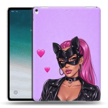 Силиконовый чехол на IPad Pro 12.9 (2018) с принтом женский