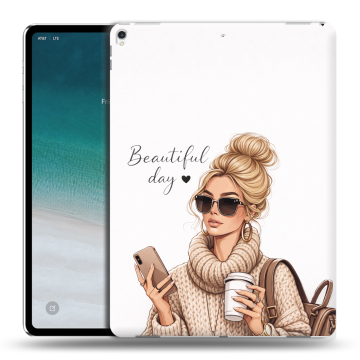 Силиконовый чехол на IPad Pro 12.9 (2018) с принтом женский Силиконовый чехол на IPad Pro 12.9 (2018) с принтом женский