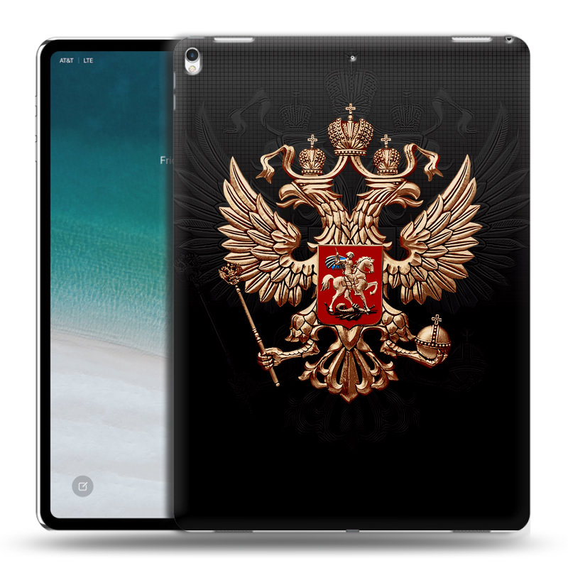 Силиконовый чехол на IPad Pro 12.9 (2018) с принтом Герб России Силиконовый чехол на IPad Pro 12.9 (2018) с принтом Герб России
