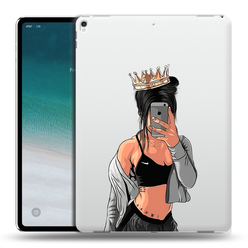 Силиконовый чехол на IPad Pro 12.9 (2018) с принтом Женские принты Силиконовый чехол на IPad Pro 12.9 (2018) с принтом Женские принты