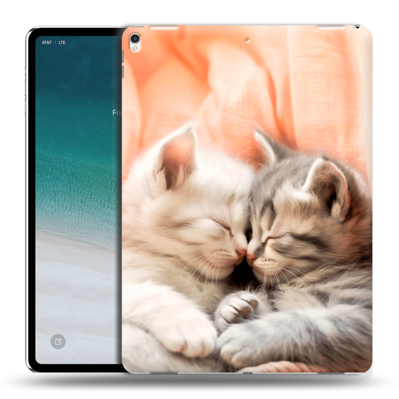 Силиконовый чехол на IPad Pro 12.9 (2018) с принтом Котята Силиконовый чехол на IPad Pro 12.9 (2018) с принтом Котята