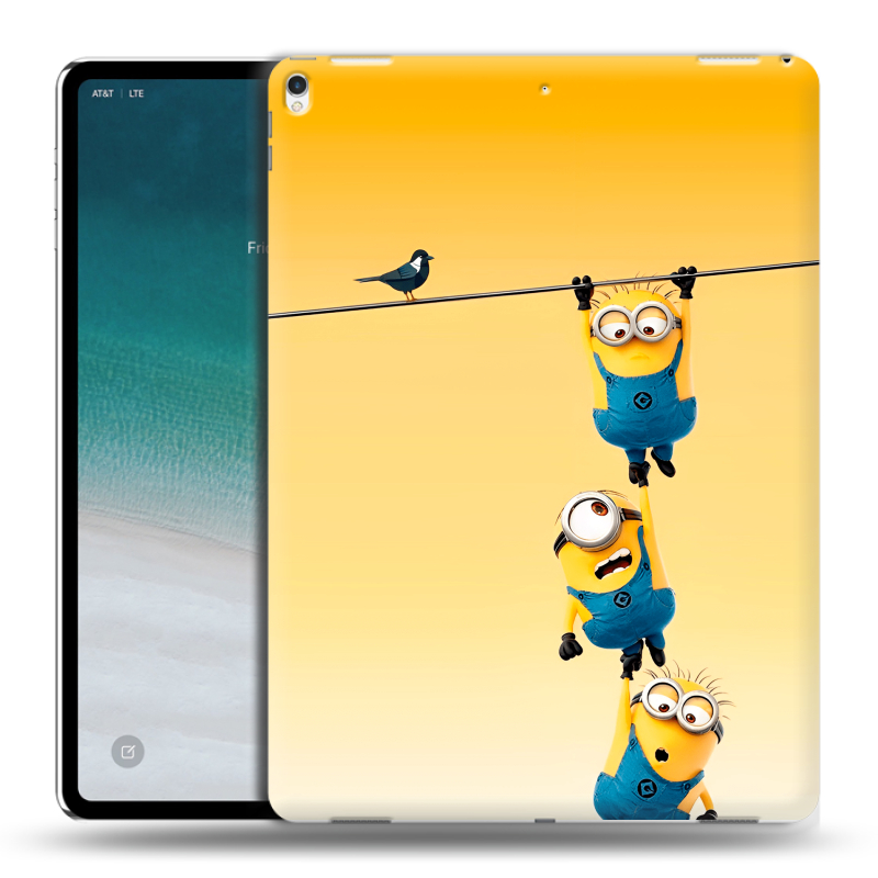 Силиконовый чехол на IPad Pro 12.9 (2018) с принтом Миньоны Силиконовый чехол на IPad Pro 12.9 (2018) с принтом Миньоны