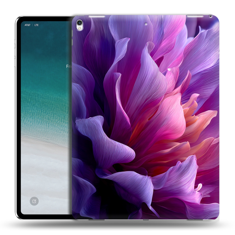 Силиконовый чехол на IPad Pro 12.9 (2018) с принтом женский цветы Силиконовый чехол на IPad Pro 12.9 (2018) с принтом женский цветы