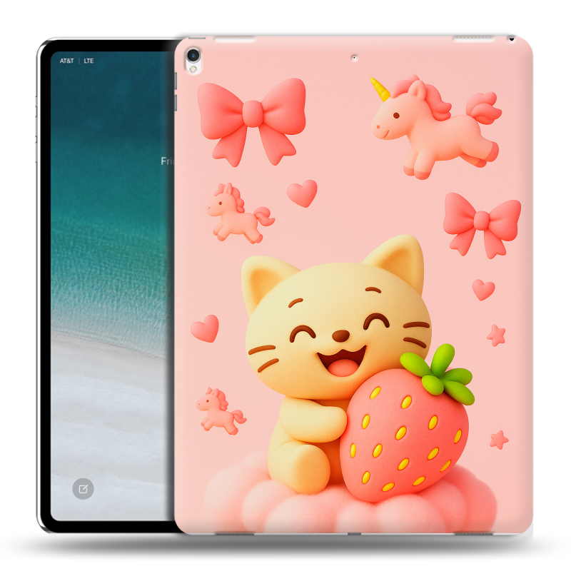 Силиконовый чехол на IPad Pro 12.9 (2018) с принтом для девочек Силиконовый чехол на IPad Pro 12.9 (2018) с принтом для девочек