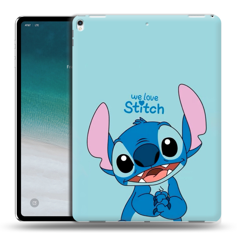 Силиконовый чехол на IPad Pro 12.9 (2018) с принтом Лило и Стич Силиконовый чехол на IPad Pro 12.9 (2018) с принтом Лило и Стич