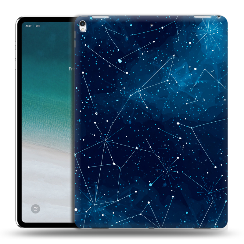 Силиконовый чехол на IPad Pro 12.9 (2018) с принтом Космос звезды Силиконовый чехол на IPad Pro 12.9 (2018) с принтом Космос звезды