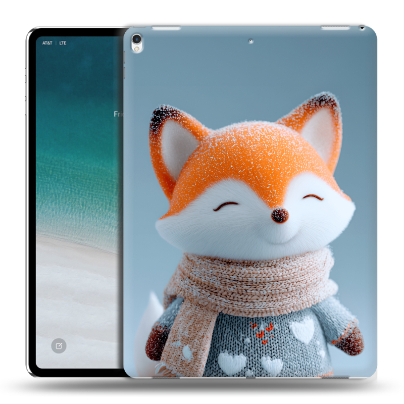 Силиконовый чехол на IPad Pro 12.9 (2018) с принтом Лиса Силиконовый чехол на IPad Pro 12.9 (2018) с принтом Лиса