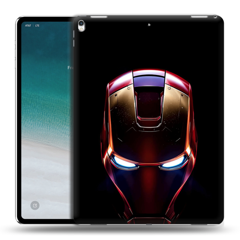 Силиконовый чехол на IPad Pro 12.9 (2018) с принтом IronMan Железный человек Силиконовый чехол на IPad Pro 12.9 (2018) с принтом IronMan Железный человек