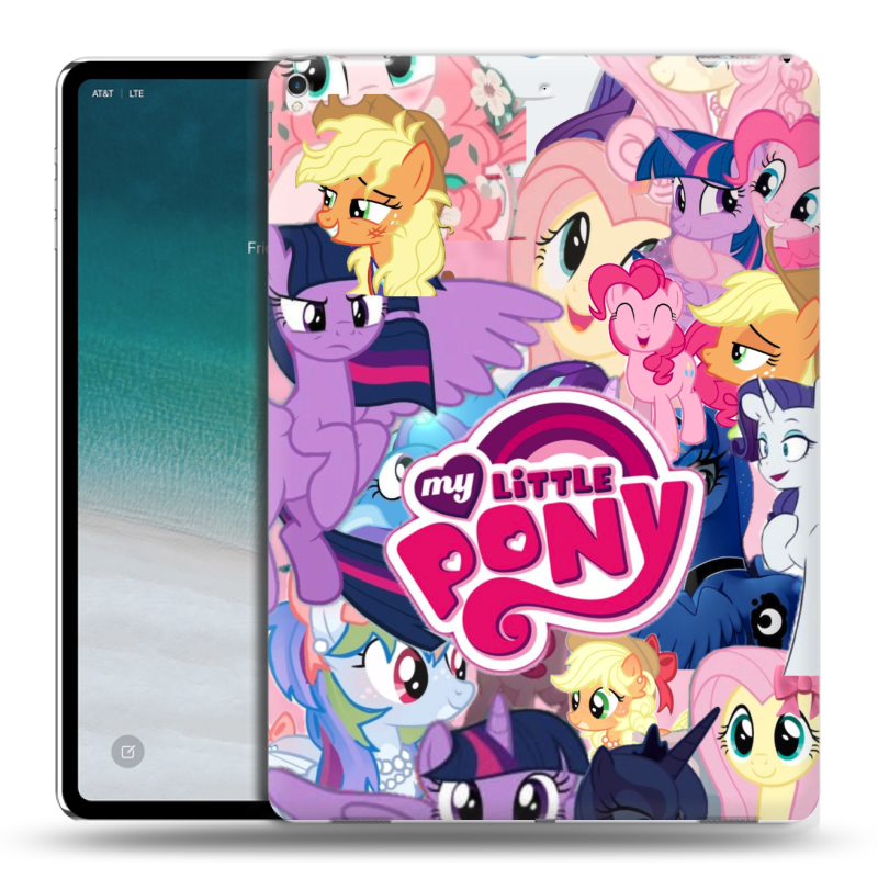 Силиконовый чехол на IPad Pro 12.9 (2018) с принтом My little pony Дружба чудо Силиконовый чехол на IPad Pro 12.9 (2018) с принтом My little pony Дружба чудо