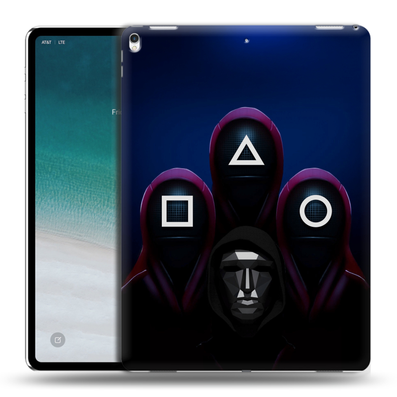 Силиконовый чехол на IPad Pro 12.9 (2018) с принтом Игра Кальмара Силиконовый чехол на IPad Pro 12.9 (2018) с принтом Игра Кальмара