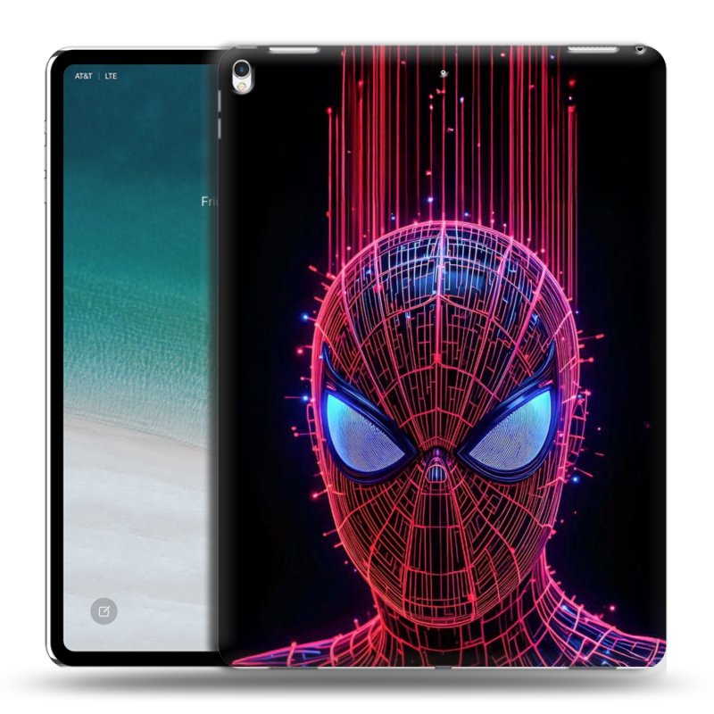 Силиконовый чехол на IPad Pro 12.9 (2018) с принтом Spiderman Человек паук Силиконовый чехол на IPad Pro 12.9 (2018) с принтом Spiderman Человек паук