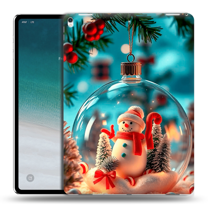 Силиконовый чехол на IPad Pro 12.9 (2018) с принтом Новый год Силиконовый чехол на IPad Pro 12.9 (2018) с принтом Новый год