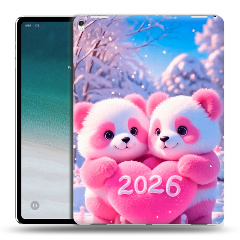 Силиконовый чехол на IPad Pro 12.9 (2018) с принтом Новый год Силиконовый чехол на IPad Pro 12.9 (2018) с принтом Новый год