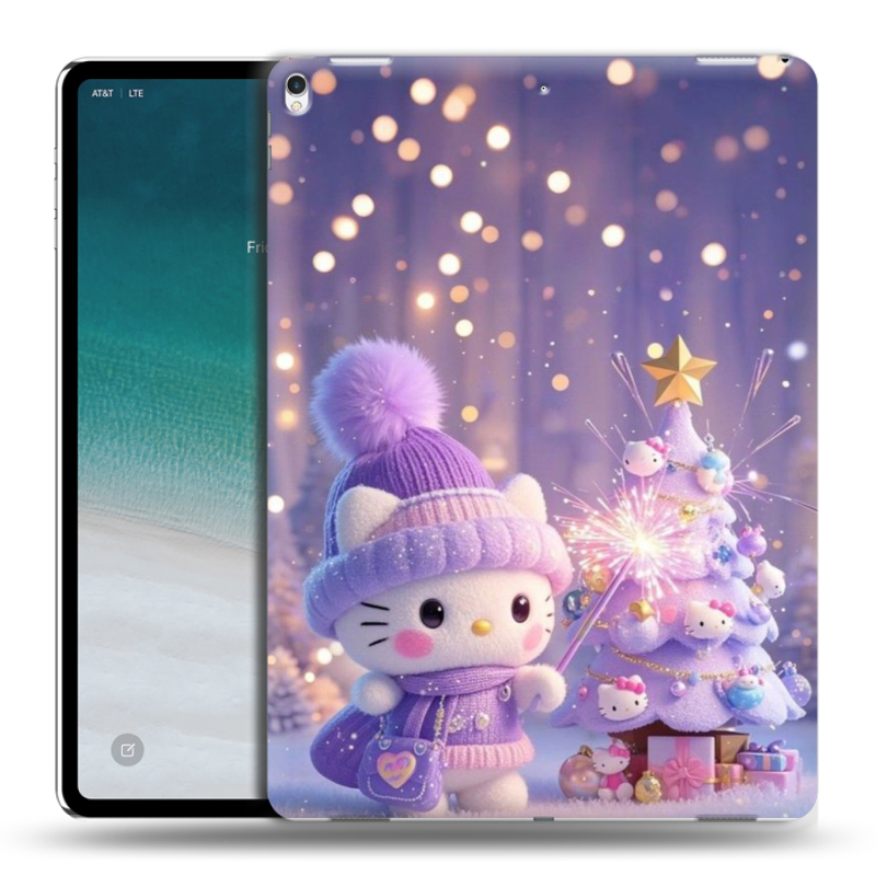 Силиконовый чехол на IPad Pro 12.9 (2018) с принтом Новый год Силиконовый чехол на IPad Pro 12.9 (2018) с принтом Новый год