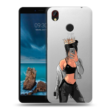 Силиконовый чехол на ZTE Blade A7 Vita с принтом Женские принты
