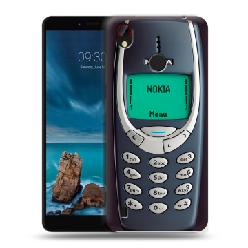 Силиконовый чехол на ZTE Blade A7 Vita с принтом Старый телефон Силиконовый чехол на ZTE Blade A7 Vita с принтом Старый телефон