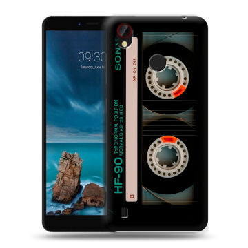 Силиконовый чехол на ZTE Blade A7 Vita с принтом Кассета