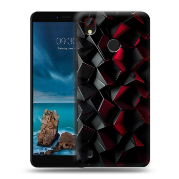 Силиконовый чехол на ZTE Blade A7 Vita с принтом Абстракция