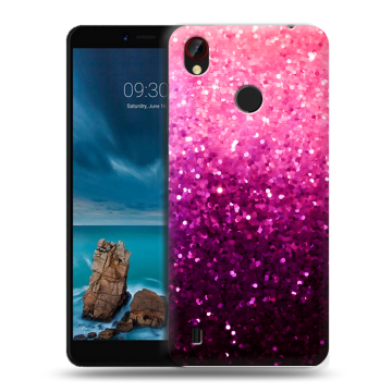 Силиконовый чехол на ZTE Blade A7 Vita с принтом Блестки Силиконовый чехол на ZTE Blade A7 Vita с принтом Блестки