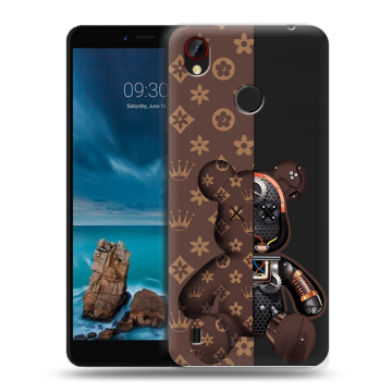 Силиконовый чехол на ZTE Blade A7 Vita с принтом Луи робот