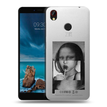 Силиконовый чехол на ZTE Blade A7 Vita с принтом Мона Лиза