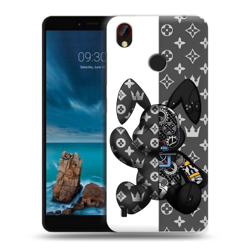 Силиконовый чехол на ZTE Blade A7 Vita с принтом Луи робот