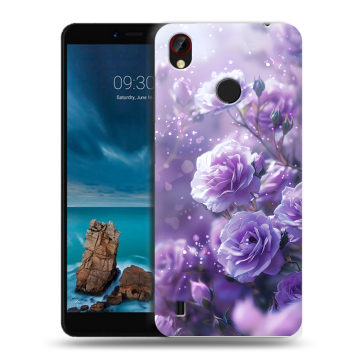 Силиконовый чехол на ZTE Blade A7 Vita с принтом Розы цветы Силиконовый чехол на ZTE Blade A7 Vita с принтом Розы цветы