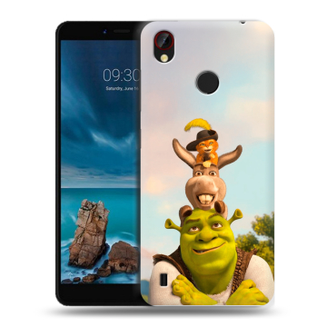 Силиконовый чехол на ZTE Blade A7 Vita с принтом Шрек Shrek