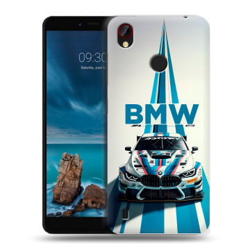 Силиконовый чехол на ZTE Blade A7 Vita с принтом БМВ BMW