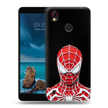 Силиконовый чехол на ZTE Blade A7 Vita с принтом человек паук spiderman