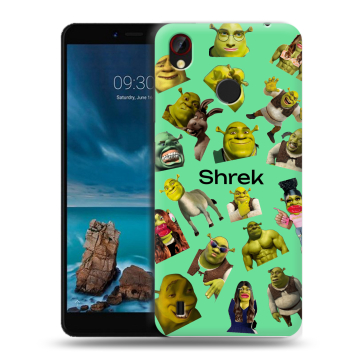 Силиконовый чехол на ZTE Blade A7 Vita с принтом Шрек Shrek