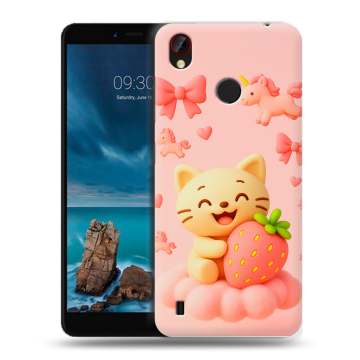 Силиконовый чехол на ZTE Blade A7 Vita с принтом для девочек