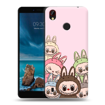 Силиконовый чехол на ZTE Blade A7 Vita с принтом Лабубу
