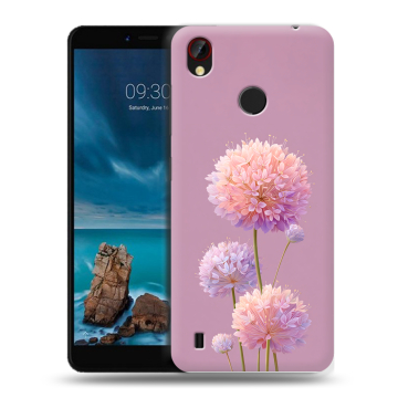Силиконовый чехол на ZTE Blade A7 Vita с принтом Цветы